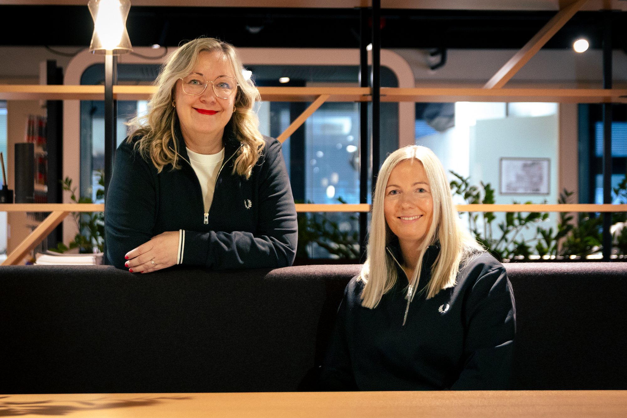 Wulff Pro:n osaajat Tiia Kantanen ja Pia Palotie