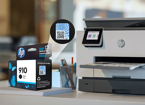 HP alkuperäisten kasettien hologrammi HP alkuperäisten kasettien hologrammi