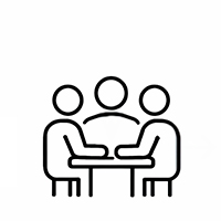 Haastattelu tulevan esihenkilön kanssa rekrytointiprosessin loppuvaiheessa